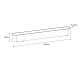 Lumo Magnetic Slim 24V LED 12W 441lm 3000K  czarny LP-646-MAG SLIM 12W 3BK Light Prestige