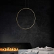 Mirror lampa wisząca IP44 LED 47W 5230lm CCT złota LP-999/1P L GD CCT