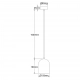 Nilo lampa wisząca 1xGU10 złota LP-0110/1P GD