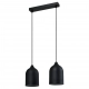 Nilo lampa wisząca 2xGU10 czarna LP-0110/2L BK Light Prestige