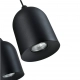 Nilo lampa wisząca 2xGU10 czarna LP-0110/2L BK