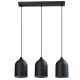 Nilo lampa wisząca 3xGU10 czarna LP-0110/3L BK Light Prestige