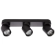Pointa 3 lampa sufitowa 3xGU10 czarna LP-6398/3WS BK Light Prestige