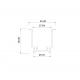 Szyna magnetic slim 2m podtynkowa czarna LP-656-MAG SLIM 2m RS BK