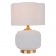 Tamiza lampka stołowa 1xE27 biała LP-1515/1T small white Light Prestige