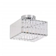Vetro lampa sufitowa 1xE27 chrom LP-2910/1C CH square Light Prestige