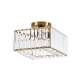 Vetro lampa sufitowa 1xE27 złota LP-2910/1C GD square Light Prestige