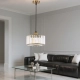 Vetro lampa wisząca 1xE27 złota LP-2910/1P GD round
