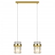 Vetro lampa wisząca 2xE14 złota LP-2910/2L GD Light Prestige