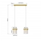 Vetro lampa wisząca 2xE14 złota LP-2910/2l GD