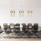 Vetro lampa wisząca 3xE14 złota LP-2910/3L GD