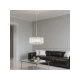 Vetro lampa wisząca 1xE27 chrom LP-2910/1P CH round