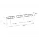 Zing Magnetic Slim 24V LED 6W 420lm 4000K  biały LP-636-MAG SLIM 6W 4WH Light Prestige