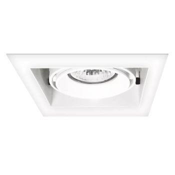 Merano 1 oprawa sufitowa GU10 z ramką biała LP-2790/1RS WH frame Light Prestige