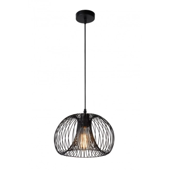 Lucide Vinti Ø 300 lampa wisząca E27 02400/30/30 czarna