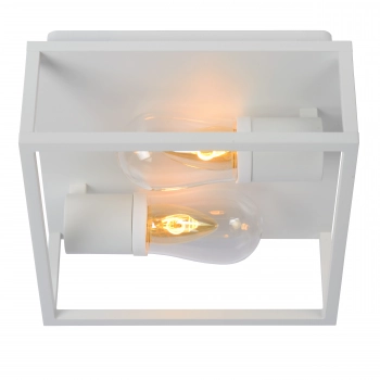 Carlyn 27100/02/31 lampa sufitowa 2xE14 IP54 biała