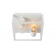 Lucide Carlyn 27100/02/31 lampa sufitowa łazienkowa 2 x E14 IP54 biała