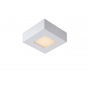 Lucide Brice-Led 108 mm plafon LED Dim. 8 W 362 lm 3000 K IP44 biały 28117/11/31