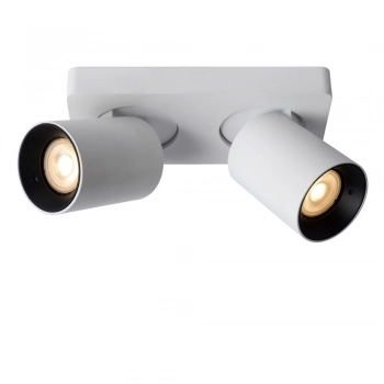 Lucide Nigel reflektorek 2 x GU10 LED Dim 5 W 2200 K - 3000 K 09929/10/31 biały