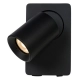 Lucide Nigel kinkiet USB GU10 LED Dim 5W 2200K-3000K 09929/06/30 czarny