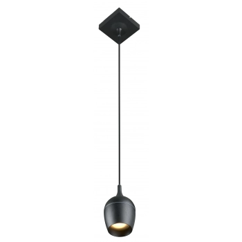 Preston lampa wisząca 1 x GU10 IP44 czarna 09437/01/30 Lucide