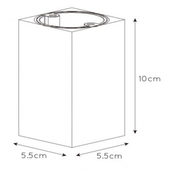 Delto 1 lampa sufitowa 1xGU10 09916/06/36