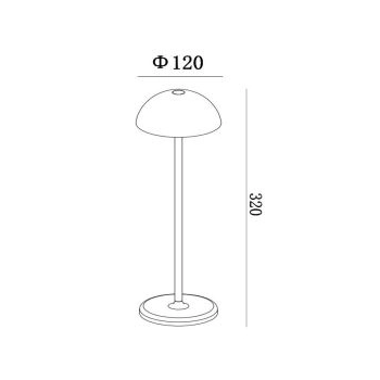 Joy lampa stołowa LED 1,5W 215lm 3000K IP54 15500/02/33