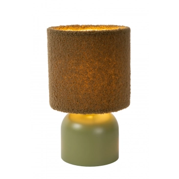 Woolly lampka stołowa 1xE14 zielona 10516/01/33 Lucide