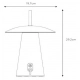 La Donna LED lampka stołowa IP54 2W 263lm 2700K 27500/02/31