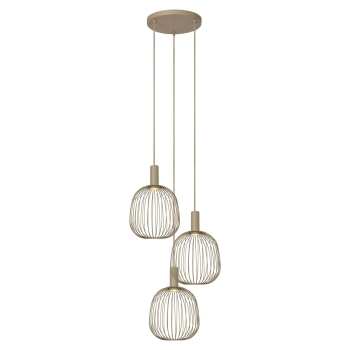 Esterel lampa wisząca 3xGU10 MR11 taupe 21446/13/41 Lucide