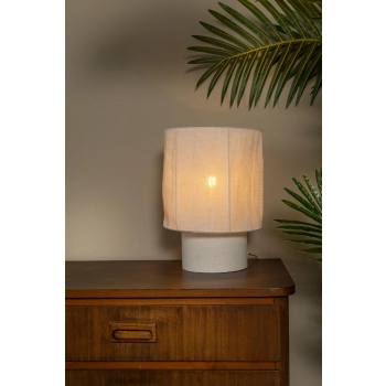 Tissaja lampka stołowa 1xE14 biała 06528/28/31