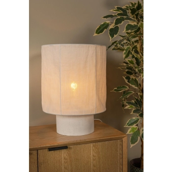 Tissaja lampka stołowa 1xE27 biała 06528/41/31