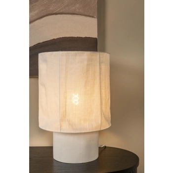 Tissaja lampka stołowa 1xE27 biała 06528/50/31