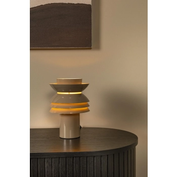 Yindra lampka stołowa 1xE27 taupe 65503/01/41