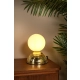 Glitzer lampka stołowa 1xG9 złota 10527/01/10