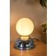 Glitzer lampka stołowa 1xG9 niebieska 10527/01/35