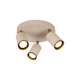 Regina lampa sufitowa 3xGU10 taupe 53914/13/41 Lucide
