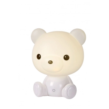 Lucide Dodo Bear lampka dziecięca z ściemniaczem LED 3 W 71590/03/31 biały miś