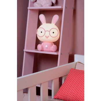 Dodo Rabbit lampka dziecięca ściemnialna LED 3W 71591/03/66 różowa