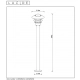 Zico 11874/99/12 lampa stojąca E27 IP44 satynowany chrom