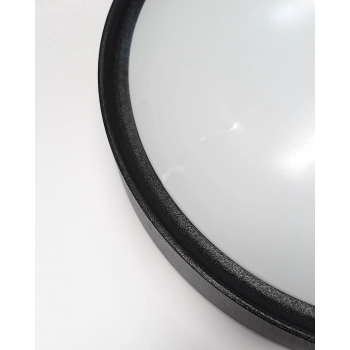Lex plafon 2xE27 08109/02/30 czarny (pęknięcnie na kloszu 5cm)