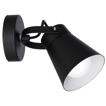 Amos lampa sufitowa, spot 1xE27 czarny mat Luminex