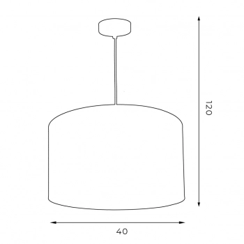 Arden lampa wisząca 1xE27 biały mat