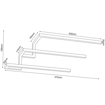 Bathroom organization wieszak  czarny mat