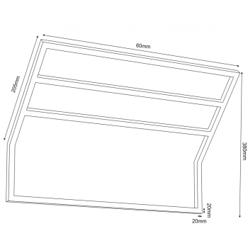 Bathroom organization wieszak  czarny mat