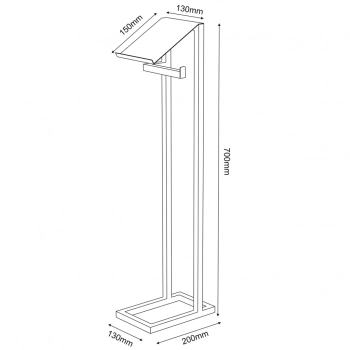 Bathroom organization wieszak  czarny mat