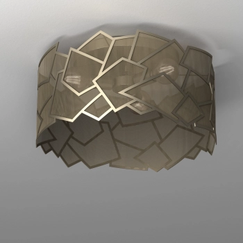 Camo lampa sufitowa 3xE27 tytanowe złoto