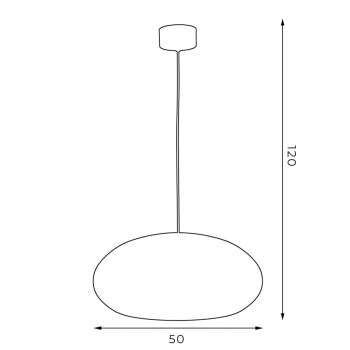 Compo lampa wisząca 1xE27 czarny mat, miedź