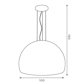 Compo lampa wisząca 1xE27 czarny mat, miedź