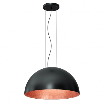 Compo lampa wisząca 1xE27 czarny mat, miedź Luminex